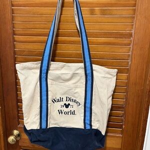 Disney Blue and Cream Tote Bag